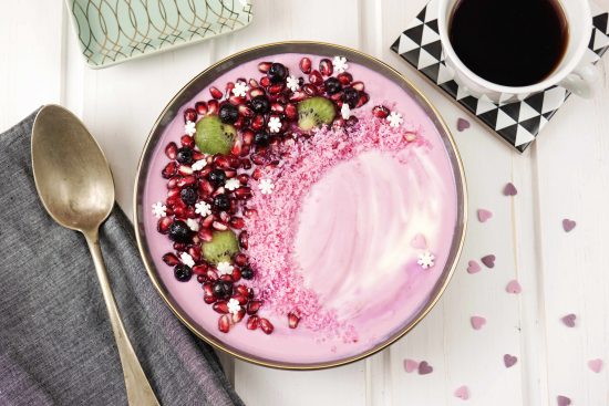 Smoothie Bowl in rosa by Bubble Foods