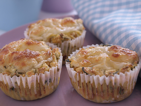 Pikante Mais-Zucchini-Muffins