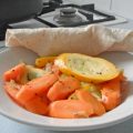 Zucchini-Karotten-Gemüse mit Wrap